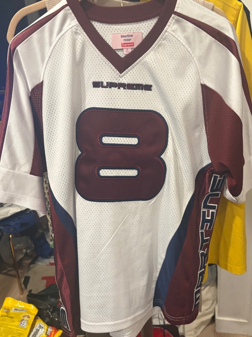 MARTINE ROSE x SUPREME Oversized Athletic Jersey (small)